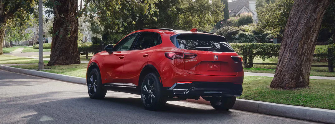 2026 Buick Envision parked on a park road